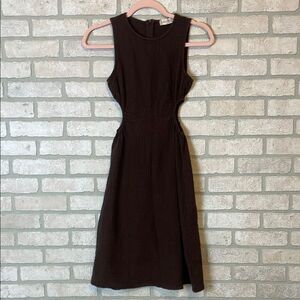 Altar’d State brown cutout midi summer dress size small